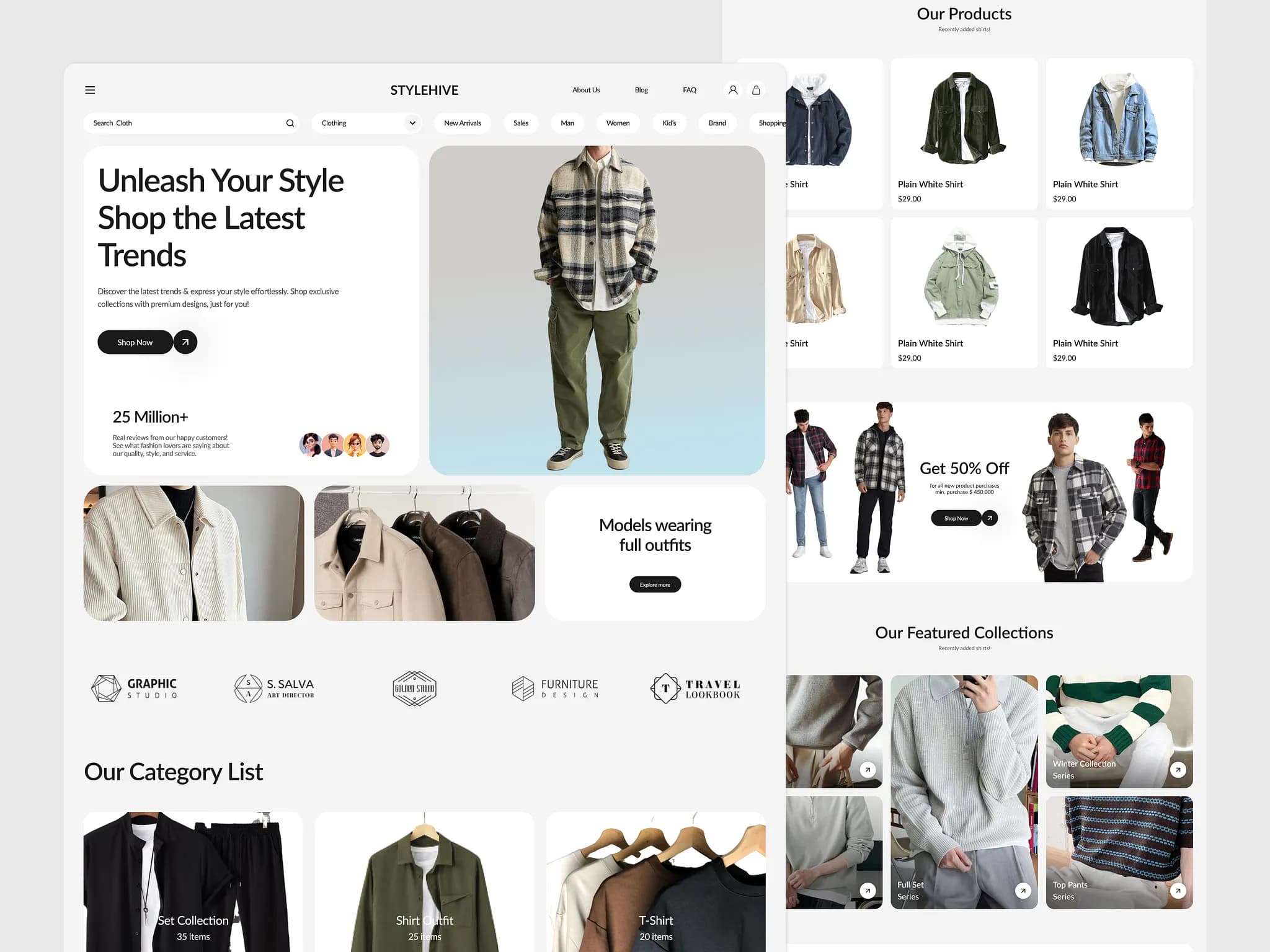 Lookbook-driven product pages