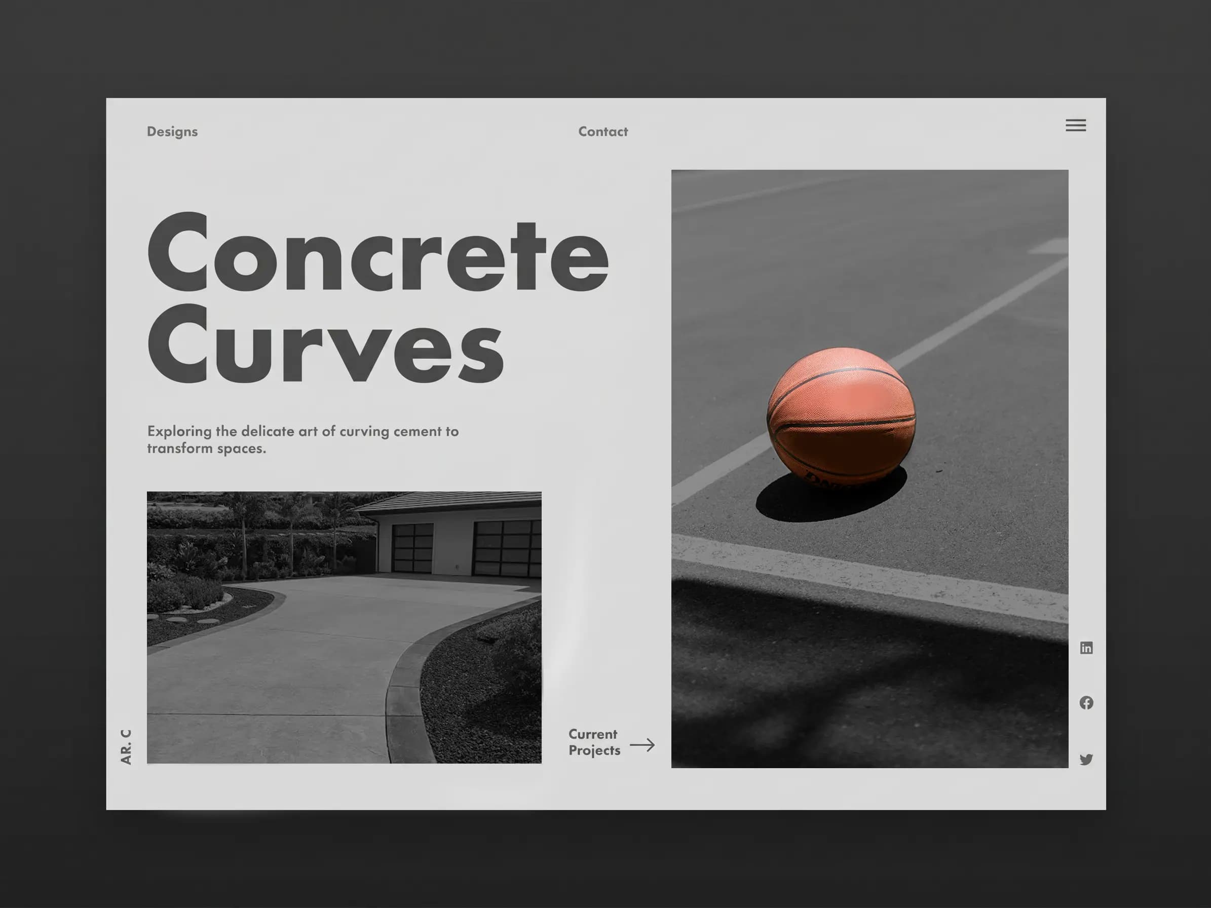 Concrete: Project galleries and estimate flows for high-ticket jobs
