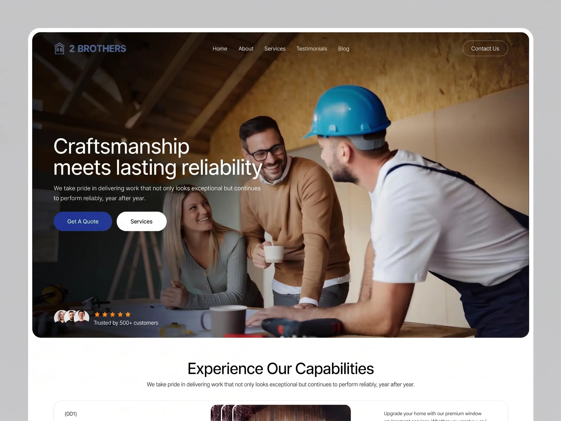 Home Remodeling: Portfolio-driven sites for kitchen, bath, and whole-home remodels