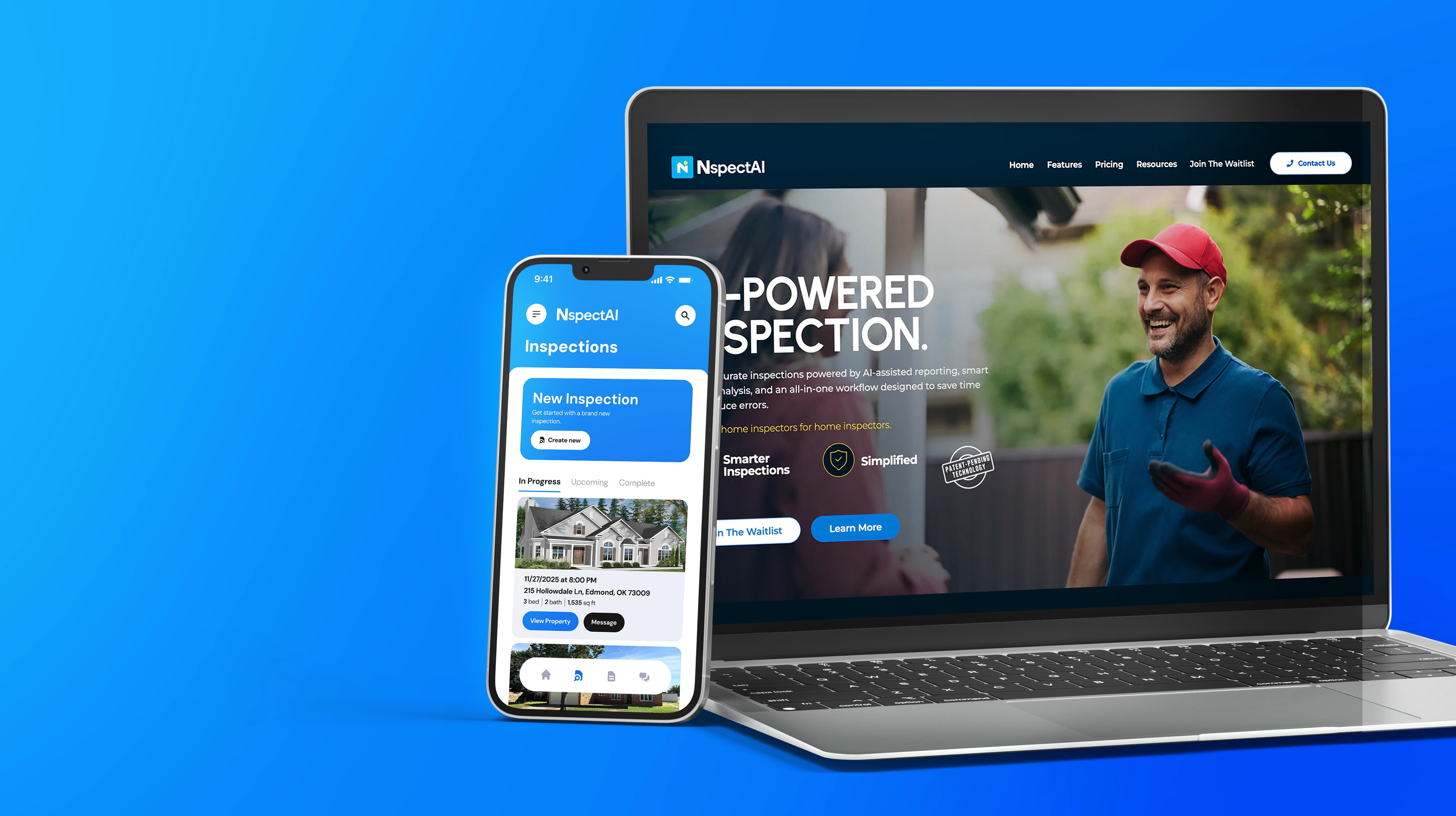 NSpectAi on desktop and mobile